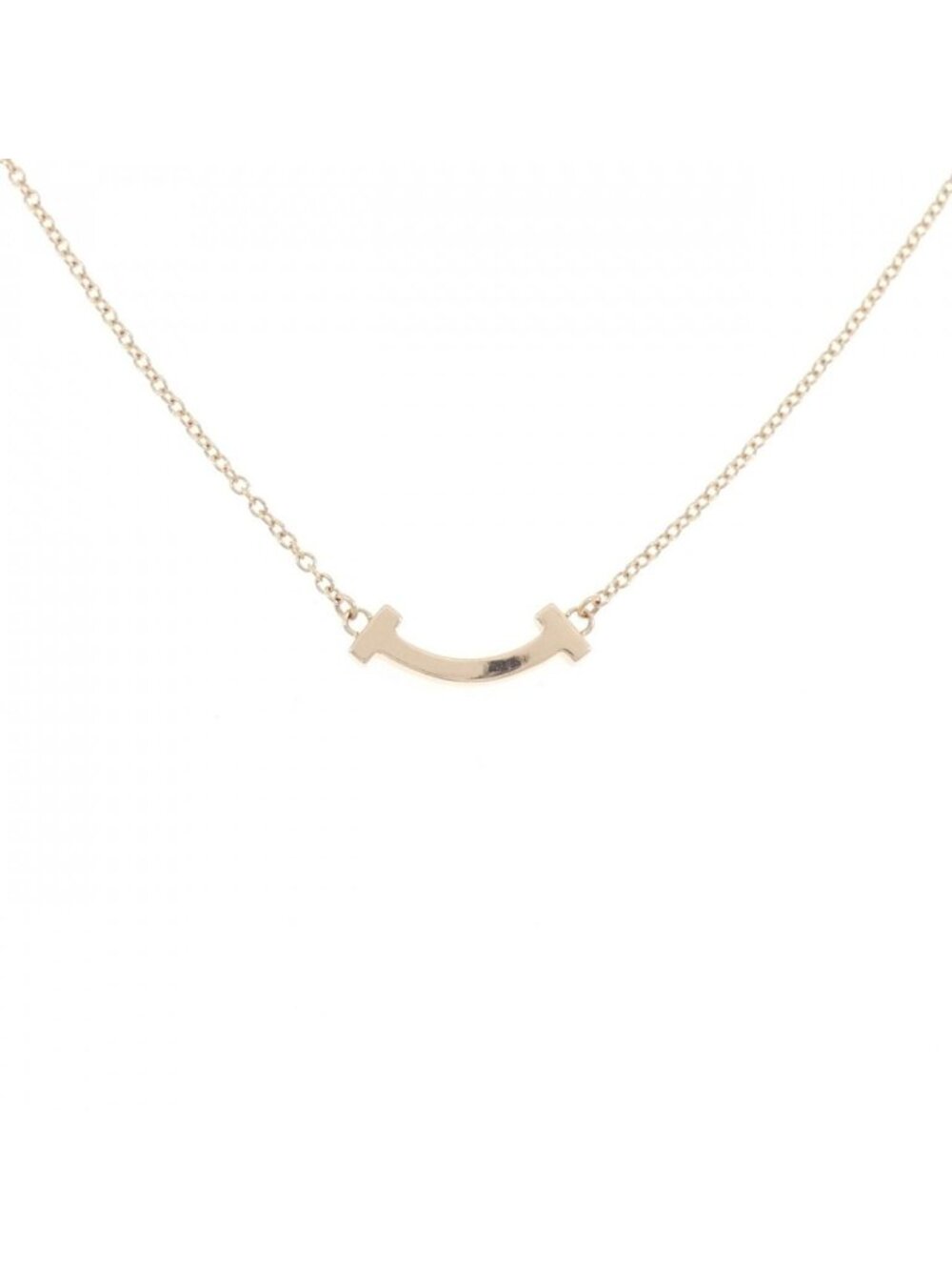 Tiffany & Co T Smile Mini Necklace